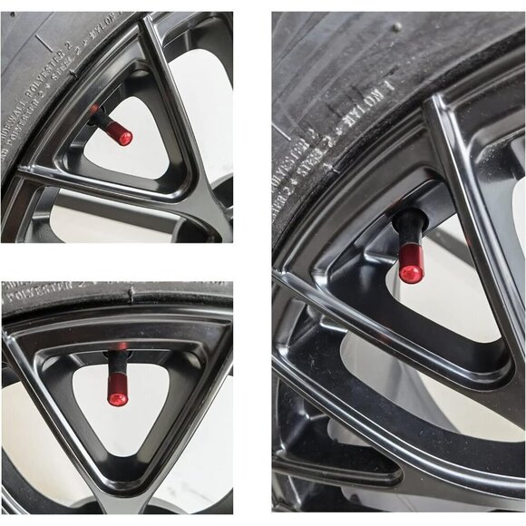 4PCS Car Tire Valve Stem Caps, Air Caps Cover, Universal for Cars, SUVs,… - Picture 4 of 6